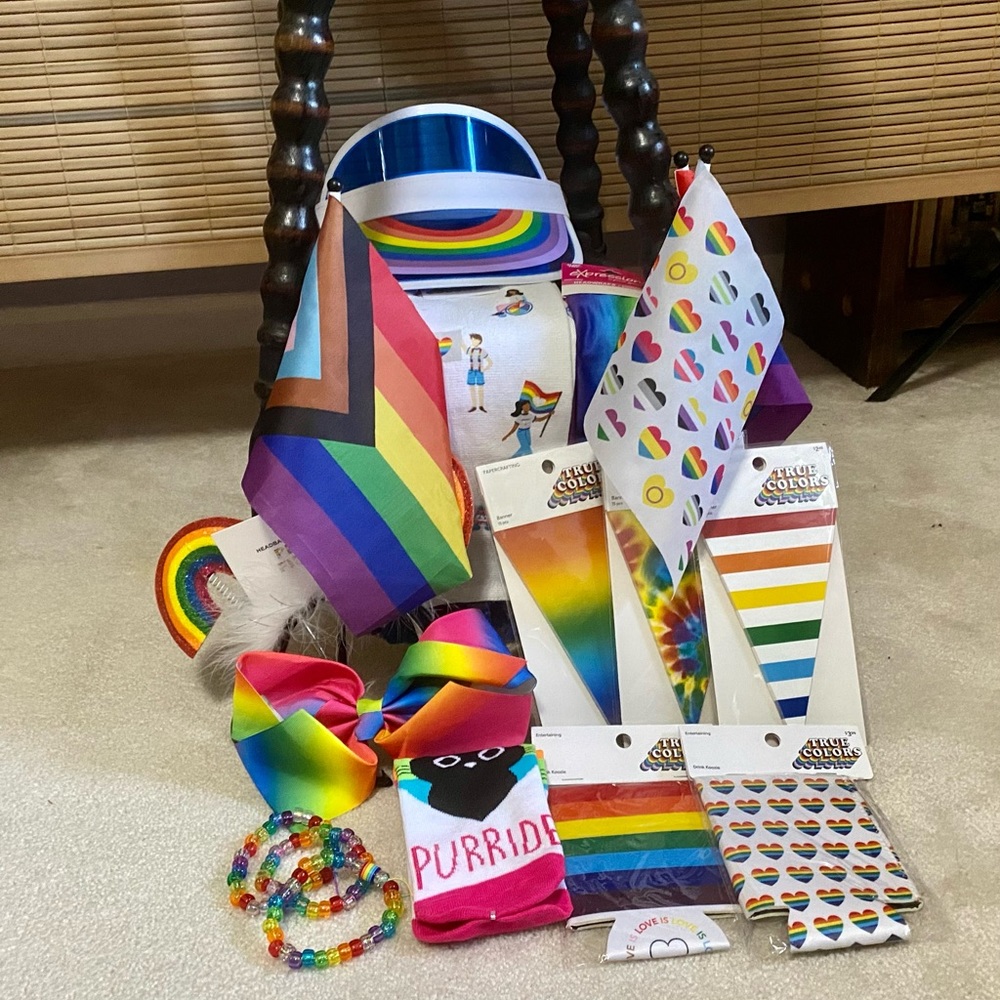 PRIDE 🏳️‍🌈 I’ve added more items!  bundle banners, flags, hand towel, visors